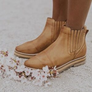 Fit Like 7.5. Tan Ankle Boots for Women